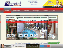 Tablet Screenshot of barcellosimobiliaria.com.br